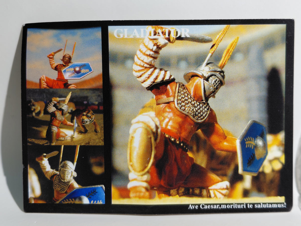 Roman Gladiator Mini Figure - Challenger Gladiator (Black)  Furuta Japan