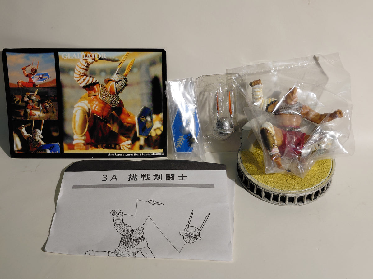 Roman Gladiator Mini Figure - Challenger Gladiator  Furuta Japan