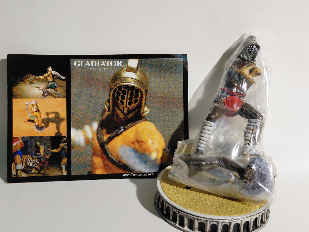 Roman Gladiator Mini Figure #4B - Scissor (Black) Gladiator Furuta Japan