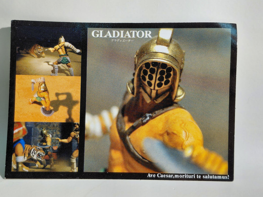 Roman Gladiator Mini Figure #4B - Scissor (Black) Gladiator Furuta Japan