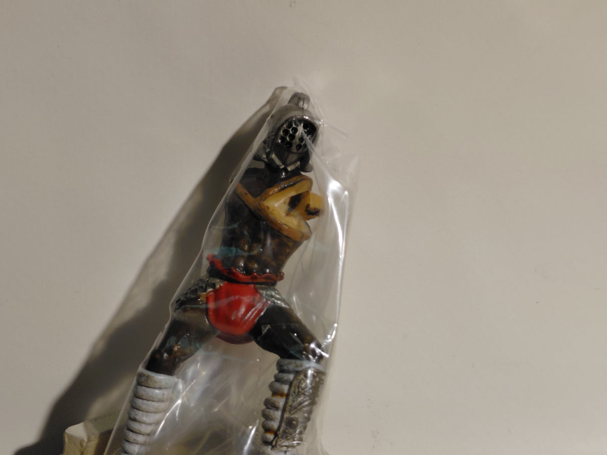 Roman Gladiator Mini Figure #4B - Scissor (Black) Gladiator Furuta Japan