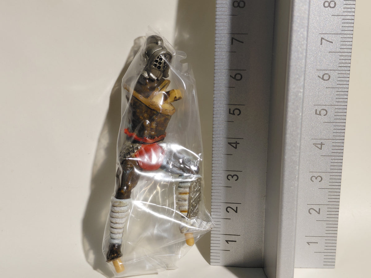 Roman Gladiator Mini Figure #4B - Scissor (Black) Gladiator Furuta Japan
