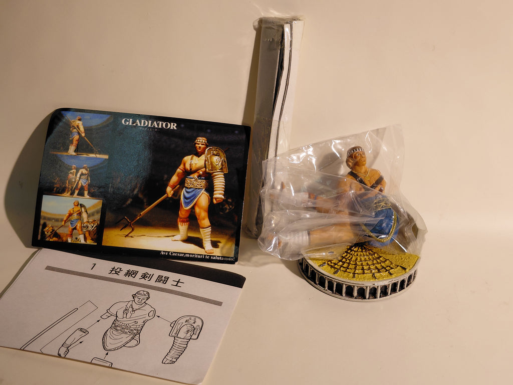 Roman Gladiator Mini Figure #1 - Retiarius (Net-fighter) Gladiator Furuta Japan