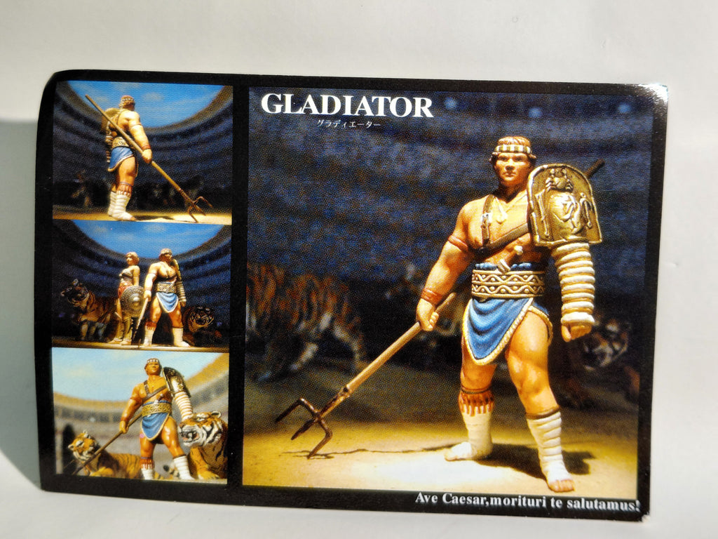 Roman Gladiator Mini Figure #1 - Retiarius (Net-fighter) Gladiator Furuta Japan