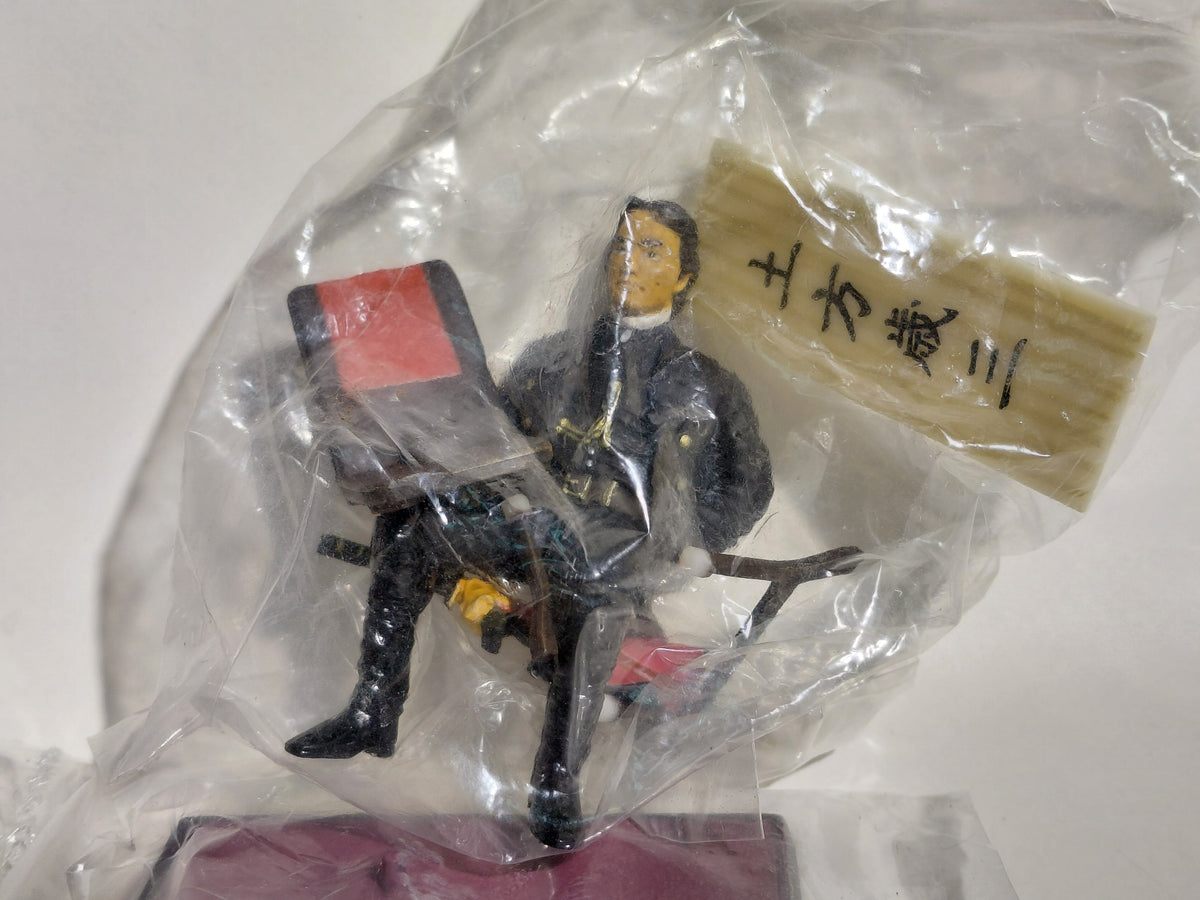 Shinsengumi Figure (Ikedaya) - Hijikata in Western-style attire, holding his beloved sword, Izumi-no-Kami Kanesada.