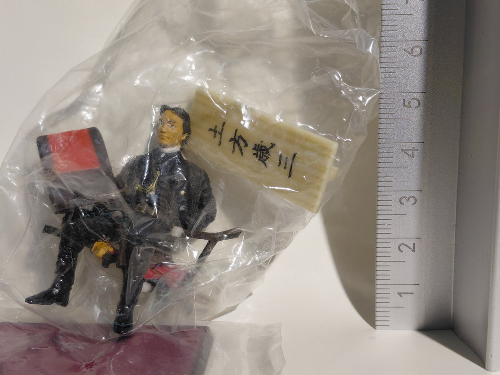 Shinsengumi Figure (Ikedaya) - Hijikata in Western-style attire, holding his beloved sword, Izumi-no-Kami Kanesada.