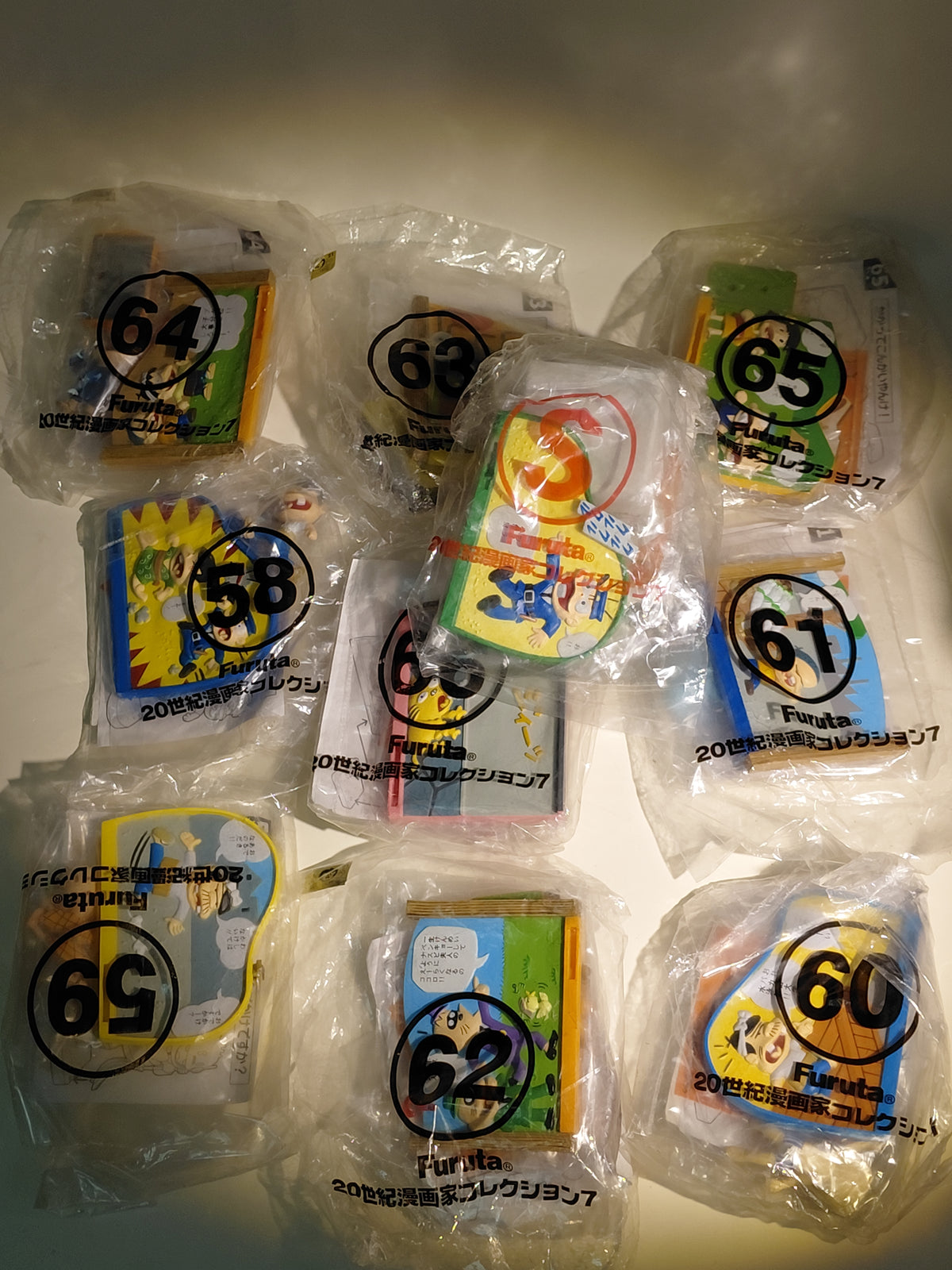 Furuta 20th Century Cartoonist Collection World of Fujio Akatsuka Ful Set 0f 10pcs