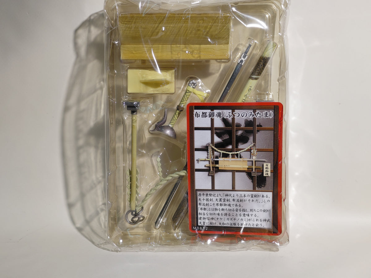 MONONOFU "Futsu-no-Mitama" – The Sword of Pacification (Kunimukeshi no Tsurugi) – From the "Himegami Emaki" (Scroll of Goddesses) – One of the Three Divine Swords – 1/6 Scale Miniature Sword/Blade Figure
