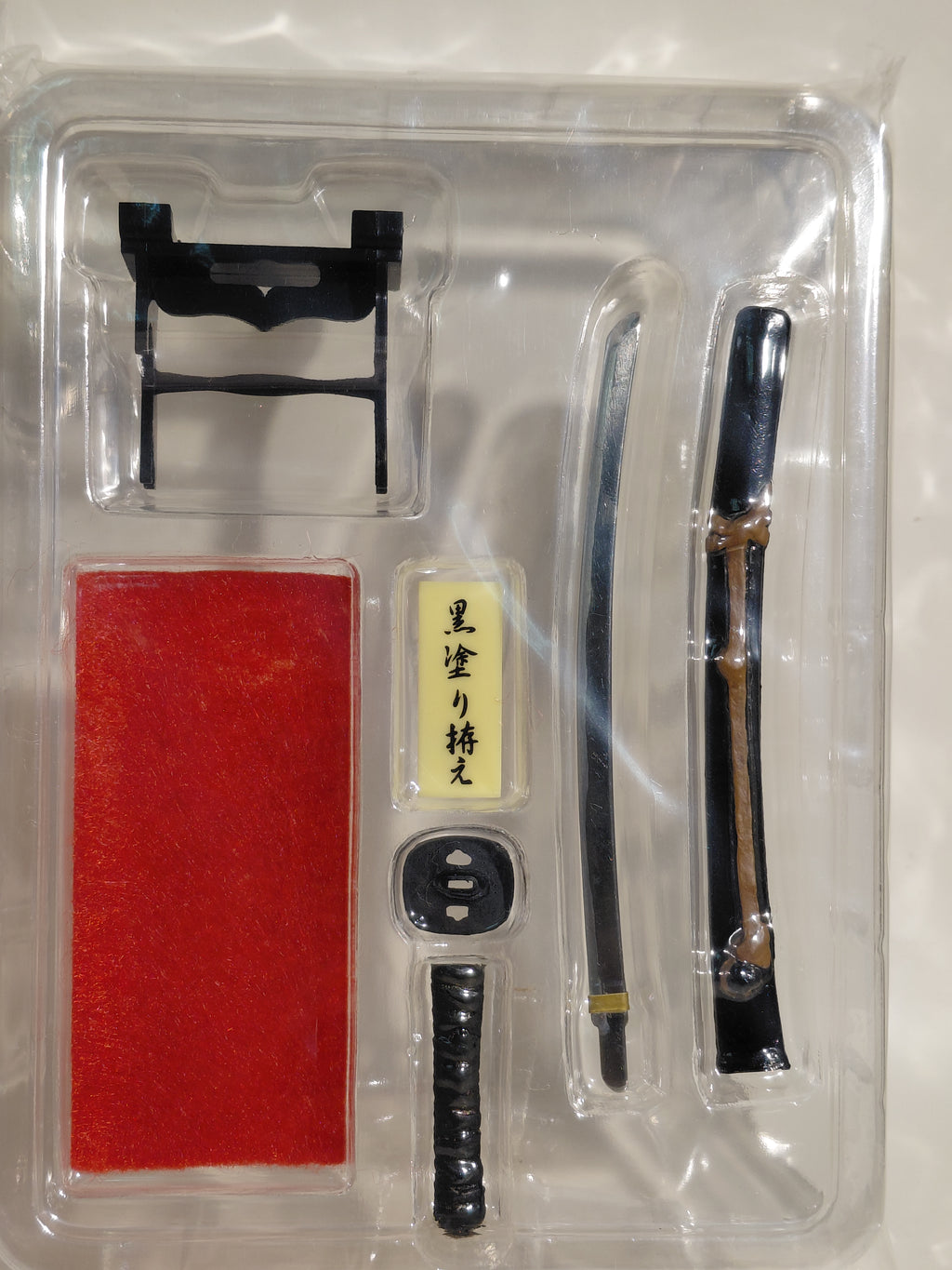 Takeshi Mononofu World Famous Sword & Weapon Series "Black Painted Hone" Ornamental Figure Sword Helmet Spear Hoko Shield Sword