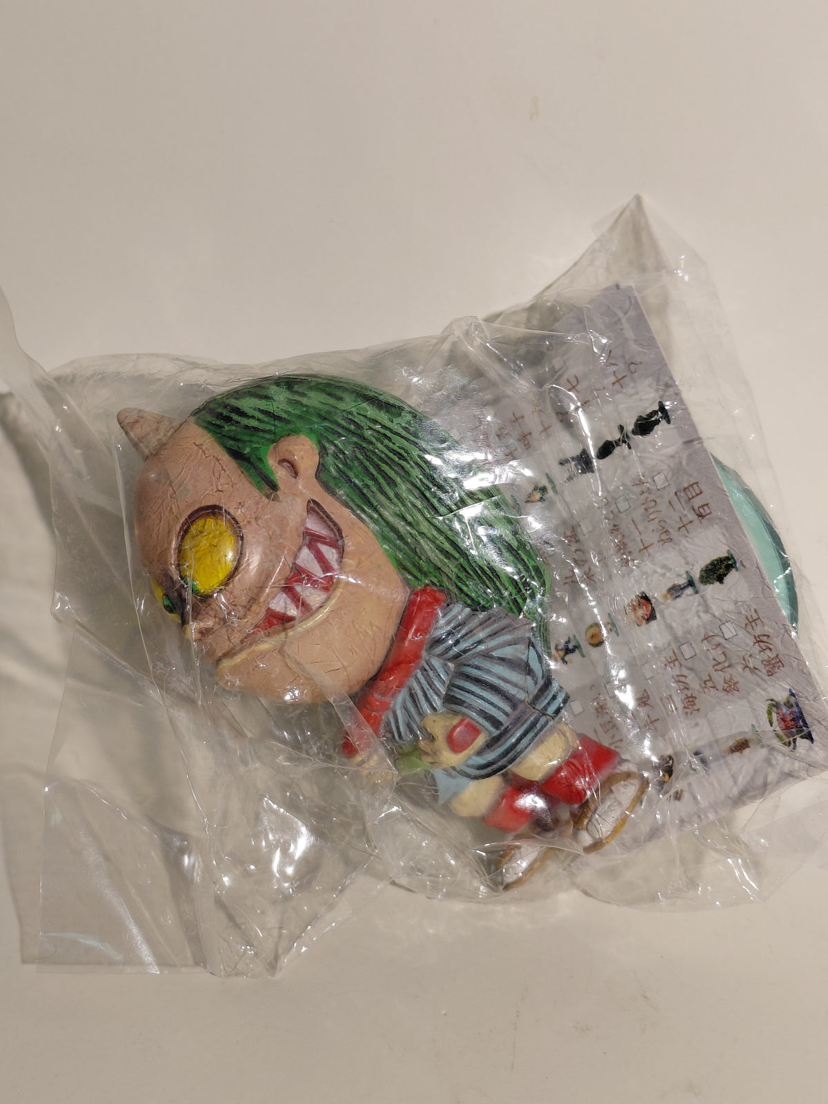 GeGeGe no Kitaro Yokai Encyclopedia Figure: Vermilion Tray (Shunobon Color), 2002, Kabaya Uopened(New in bag)