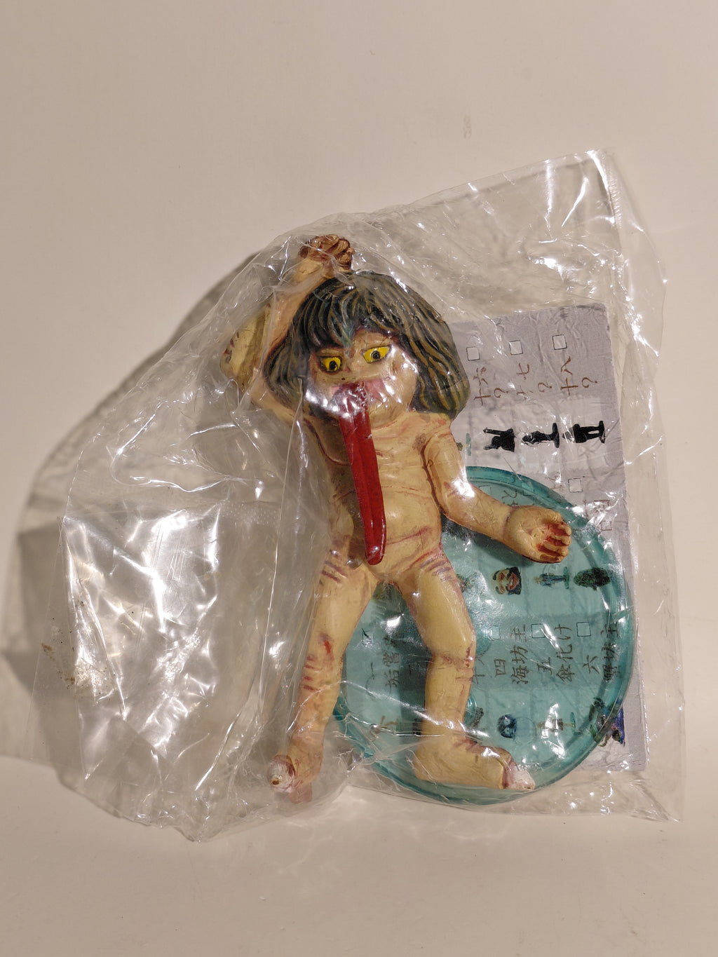 GeGeGe no Kitaro Yokai Encyclopedia Figure: Akaname ( (Standard Color Version), 2002, Kabaya Uopened(New in bag)
