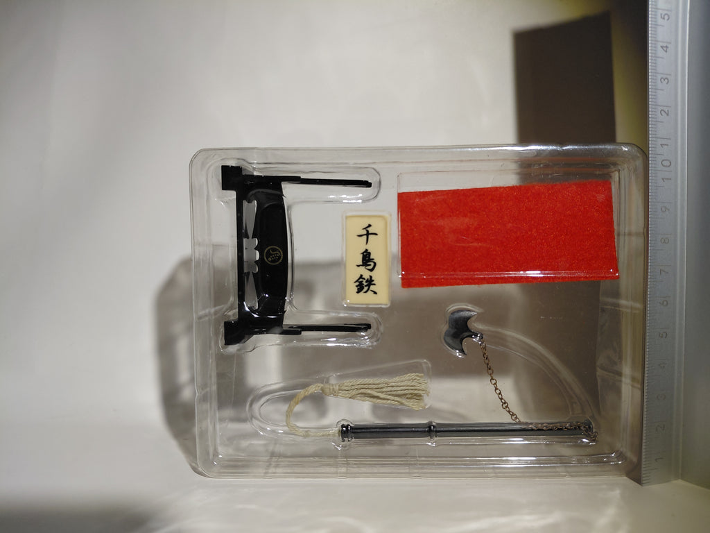 Mononofu 1/6 diecast metal Chishima Tetsu (Rake / Kumade) miniature weapon collectible