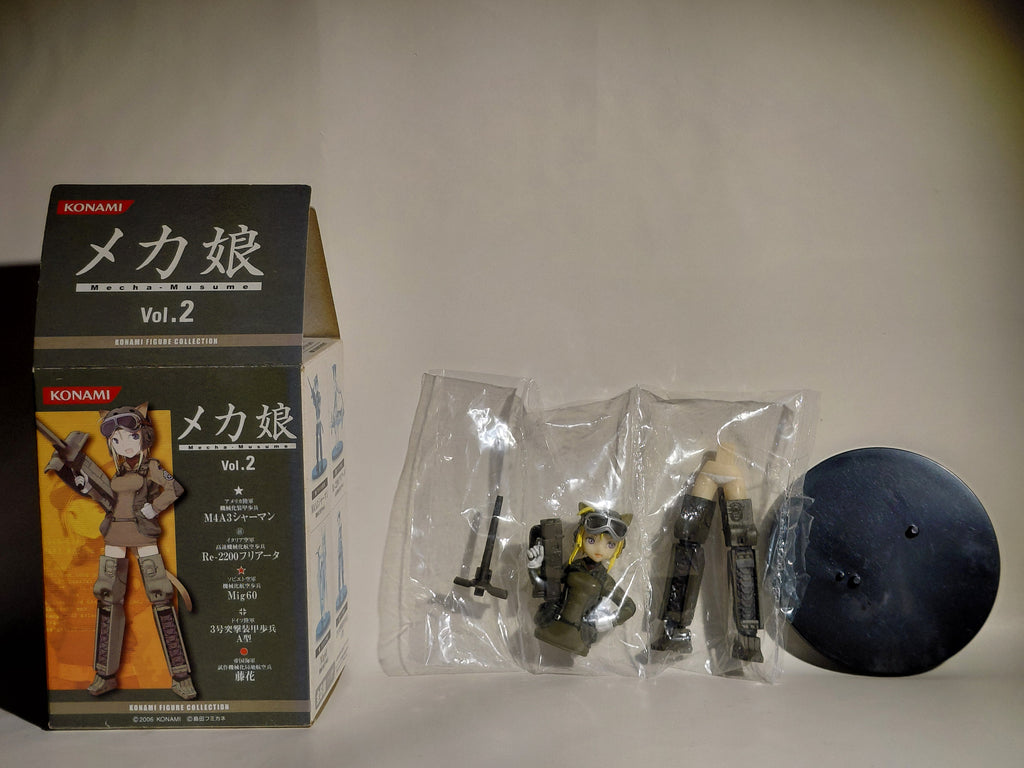 Konami Figure Collection Mecha Musume Vol.2 . US Army M4A3 Sherman Mechanized Armored Infantry Single Item