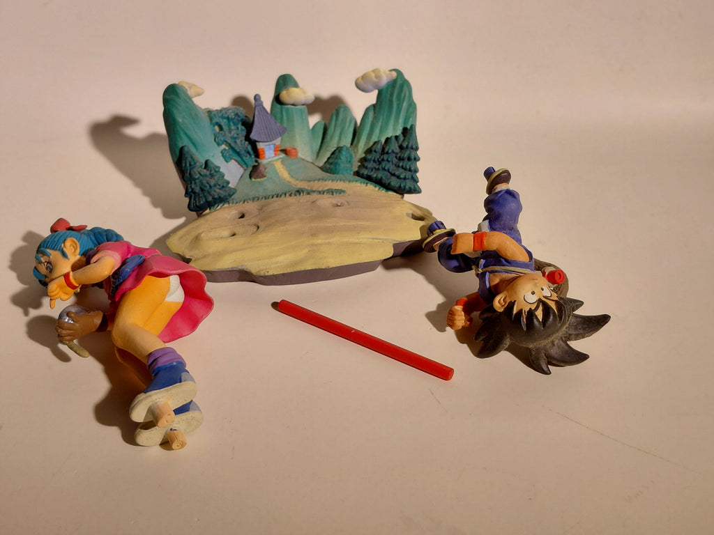 Dragon Ball Capsule Memories Son Goku and Bulma Figure Set MegaHouse Japan 2001