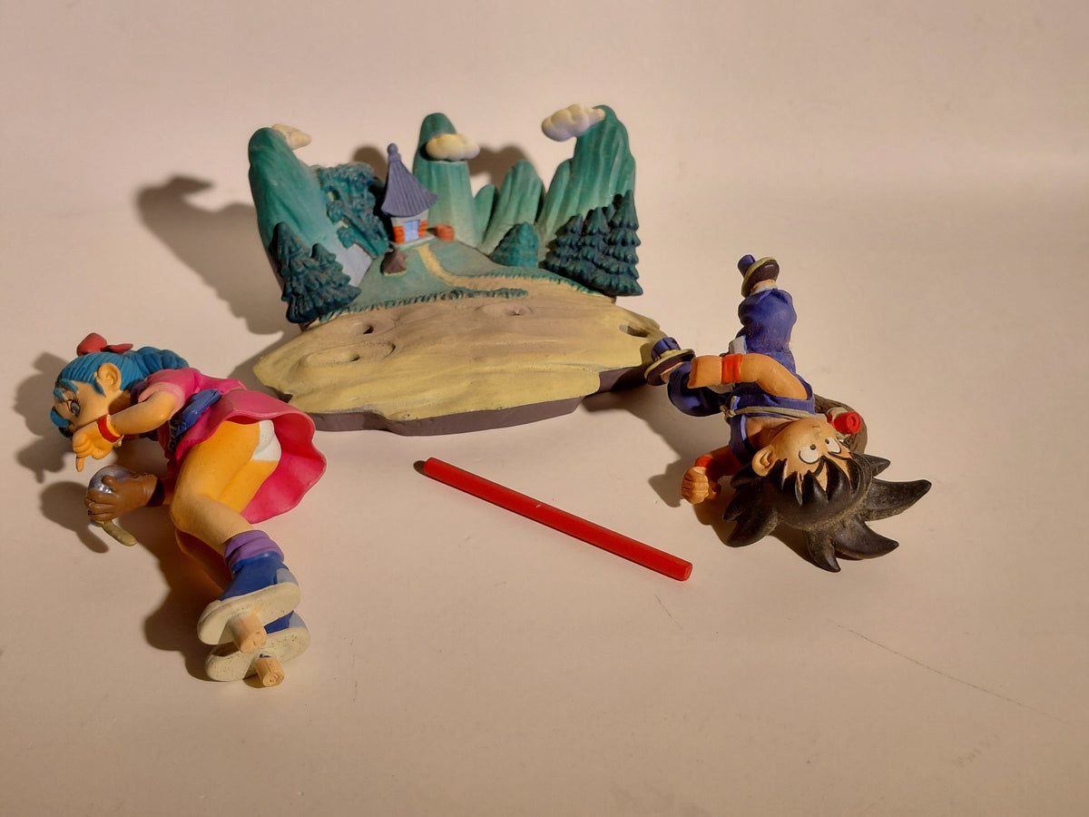 Dragon Ball Capsule Memories Son Goku and Bulma Figure Set MegaHouse Japan 2001