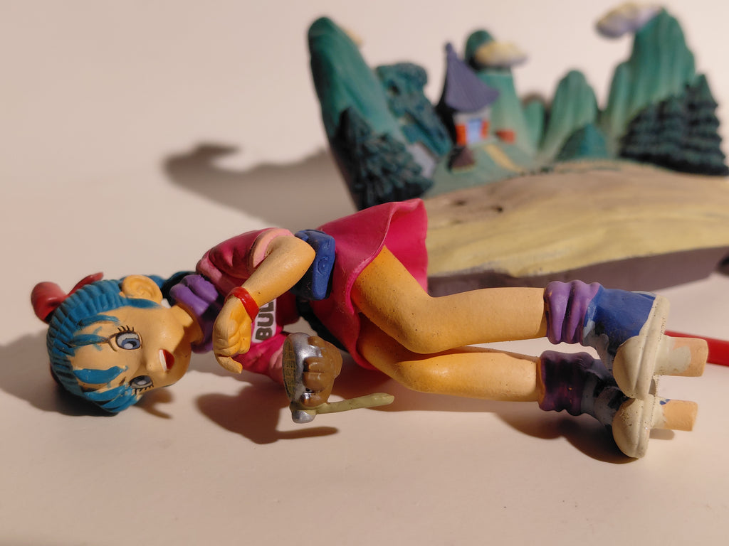 Dragon Ball Capsule Memories Son Goku and Bulma Figure Set MegaHouse Japan 2001