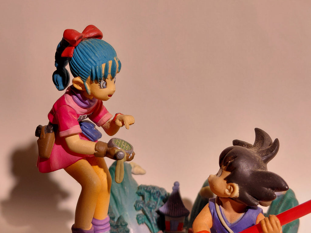 Dragon Ball Capsule Memories Son Goku and Bulma Figure Set MegaHouse Japan 2001