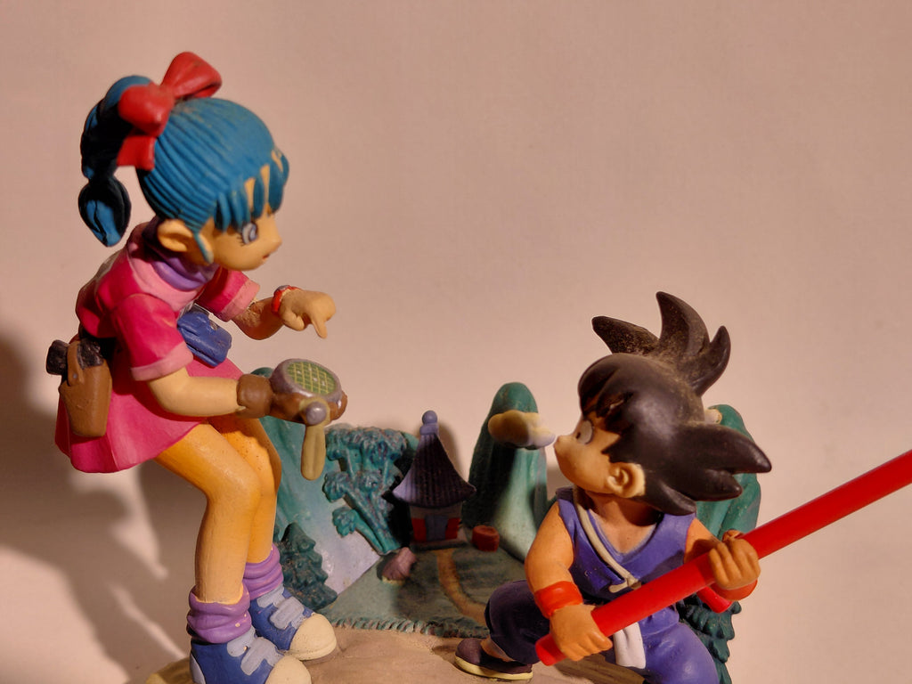 Dragon Ball Capsule Memories Son Goku and Bulma Figure Set MegaHouse Japan 2001