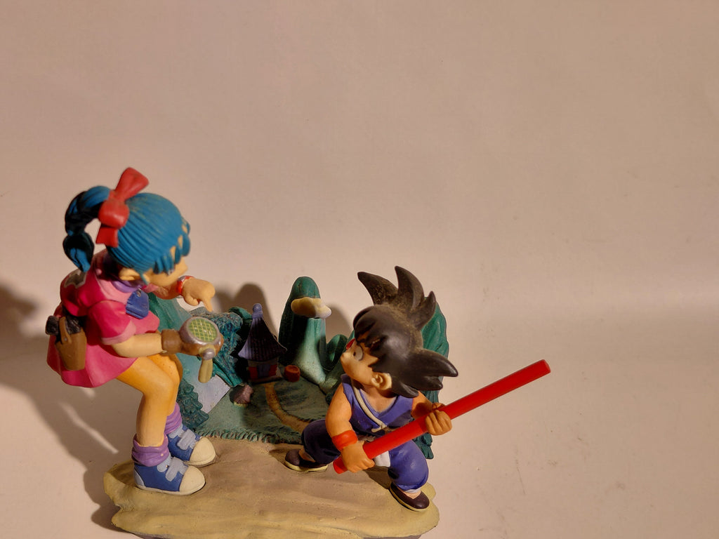 Dragon Ball Capsule Memories Son Goku and Bulma Figure Set MegaHouse Japan 2001