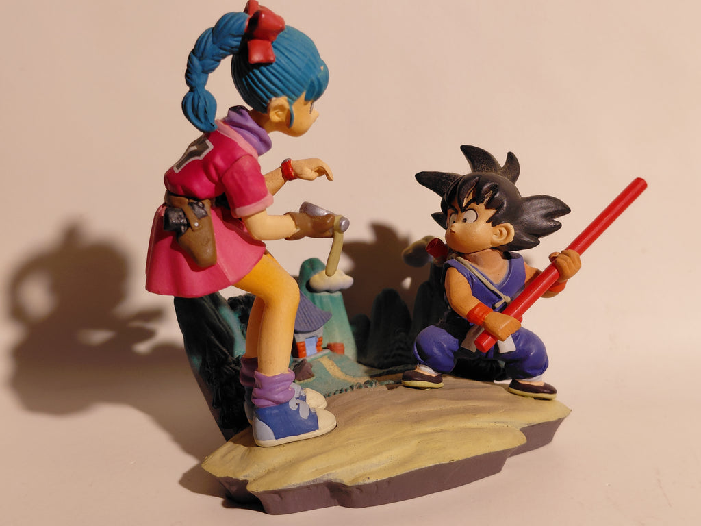 Dragon Ball Capsule Memories Son Goku and Bulma Figure Set MegaHouse Japan 2001