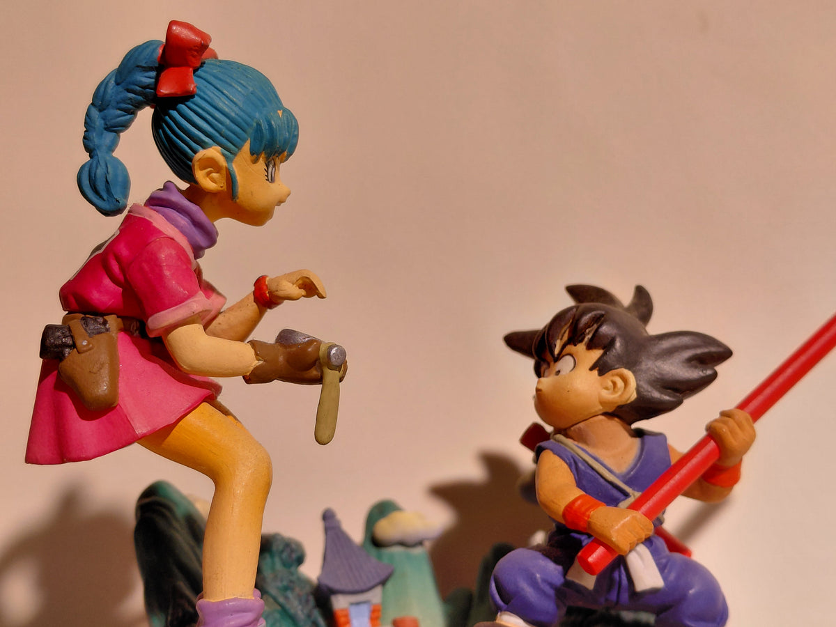 Dragon Ball Capsule Memories Son Goku and Bulma Figure Set MegaHouse Japan 2001