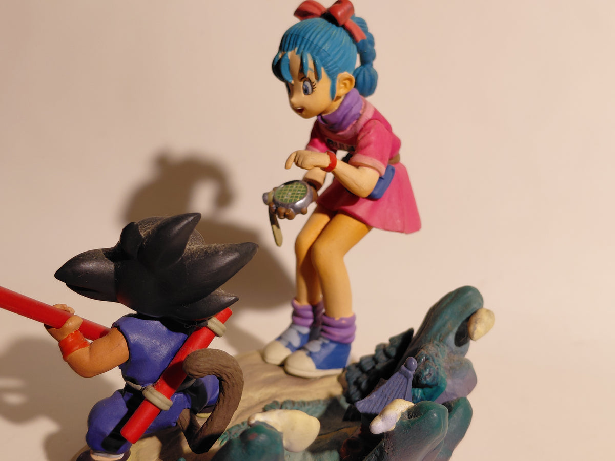 Dragon Ball Capsule Memories Son Goku and Bulma Figure Set MegaHouse Japan 2001