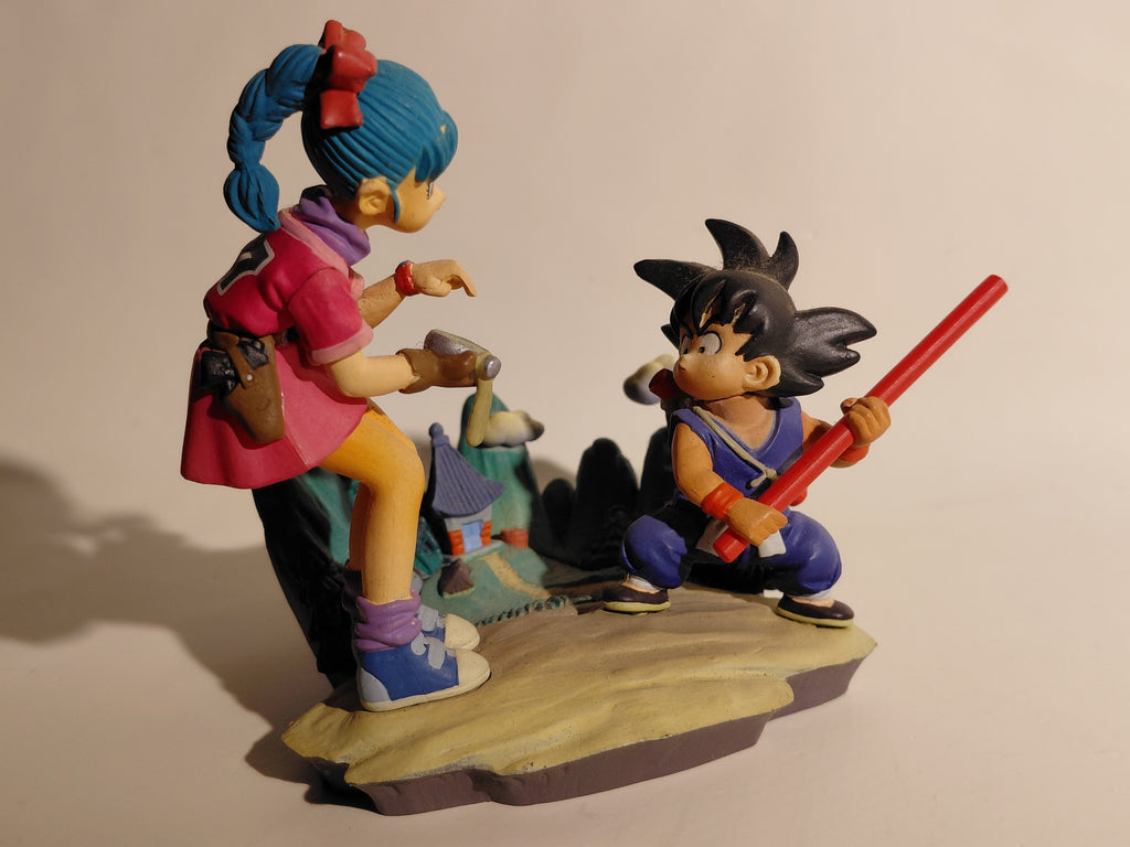 Dragon Ball Capsule Memories Son Goku and Bulma Figure Set MegaHouse Japan 2001