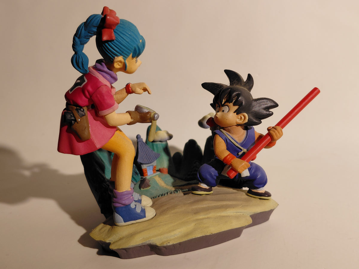 Dragon Ball Capsule Memories Son Goku and Bulma Figure Set MegaHouse Japan 2001