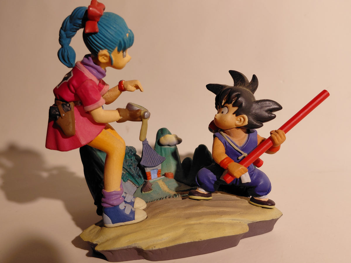Dragon Ball Capsule Memories Son Goku and Bulma Figure Set MegaHouse Japan 2001