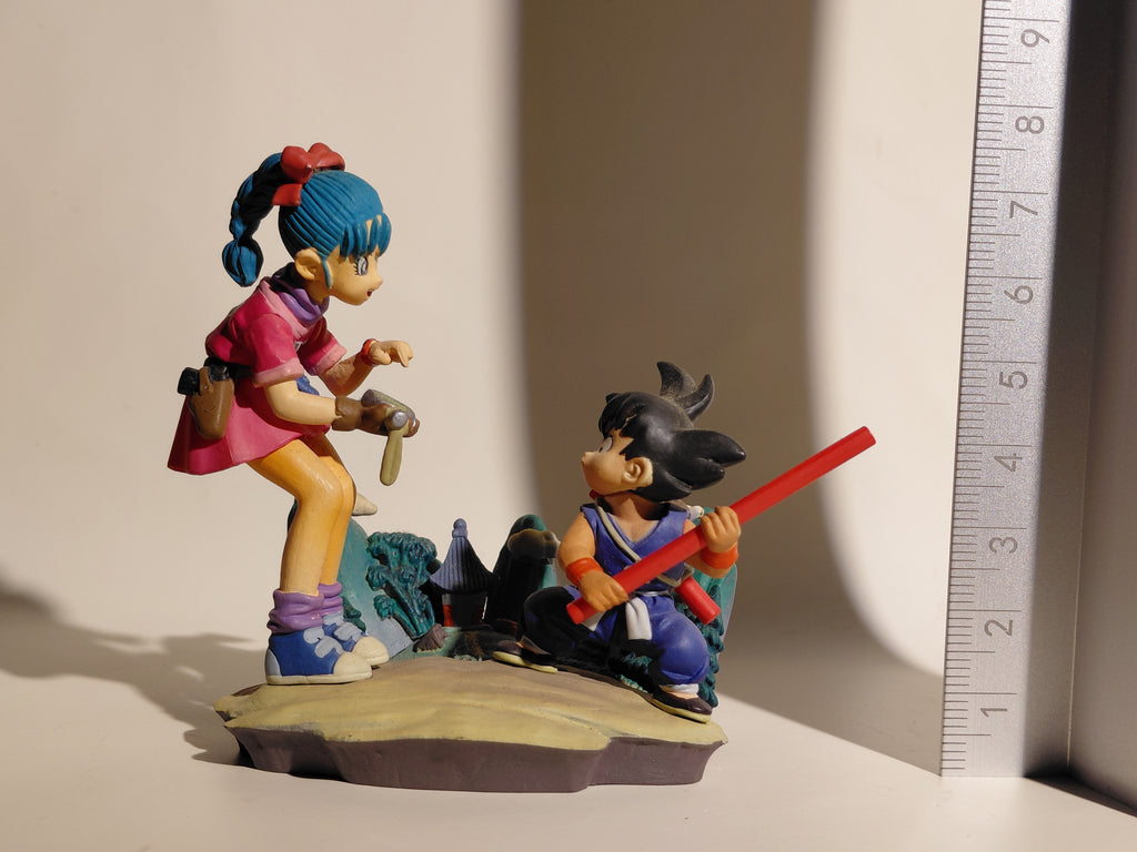 Dragon Ball Capsule Memories Son Goku and Bulma Figure Set MegaHouse Japan 2001
