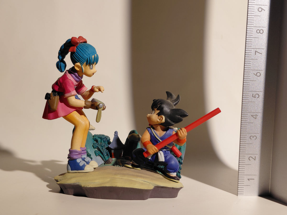 Dragon Ball Capsule Memories Son Goku and Bulma Figure Set MegaHouse Japan 2001