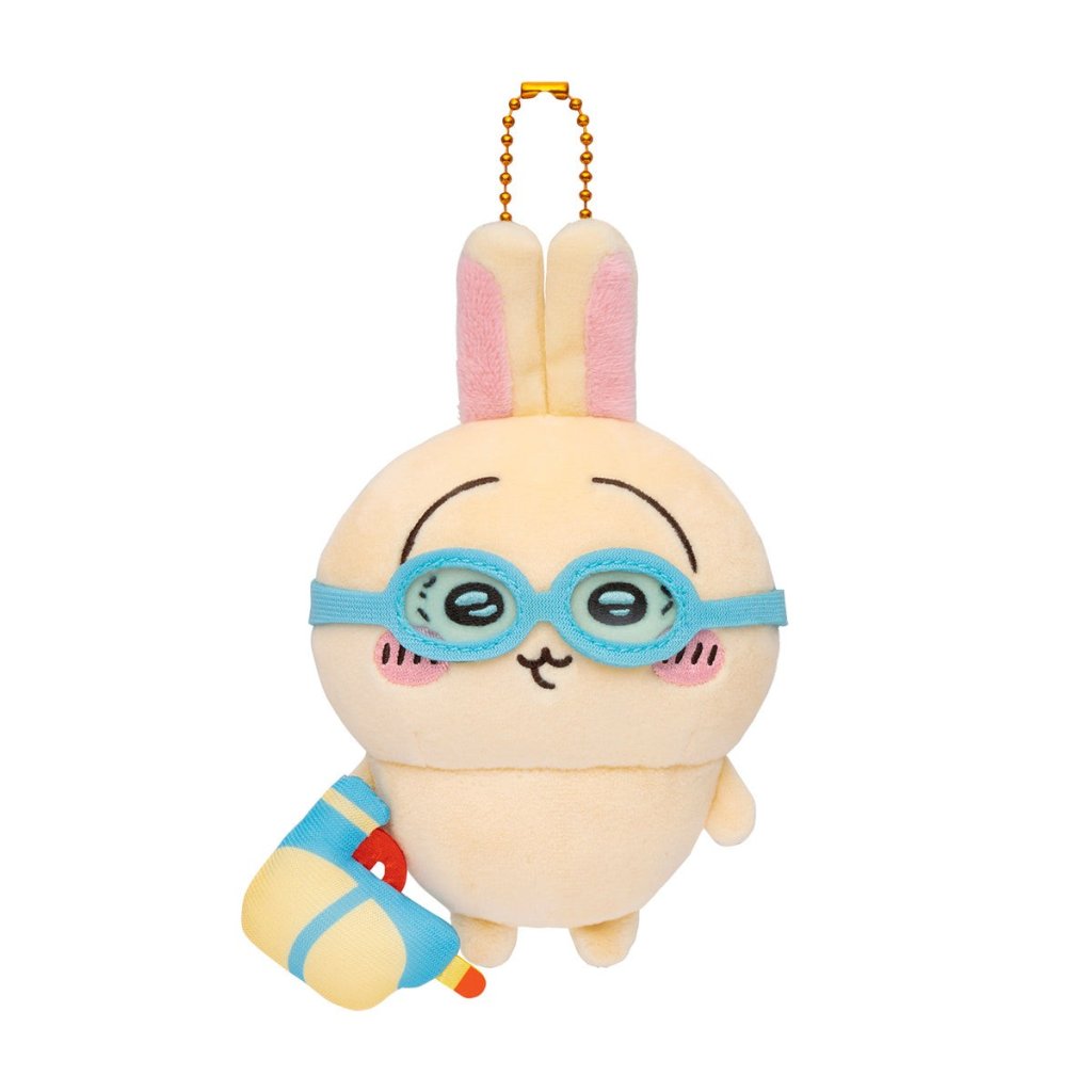 chiikawa｜Goggle Summer Usagi Mascot Holder /Plush Keychain｜135×105×55mm approx.