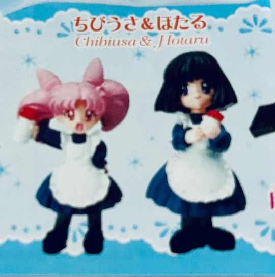 HGIF Sailor Moon World 5 Eternal Sailor Moon Figure - Chibiusa & Hotaru Tomoe (child) (2003 Original)