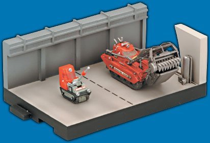 Konami SF Movie Selection Thunderbird POD Vehicle VOL.1  - Laser Cutter Vehicle & Iron Claw Tank