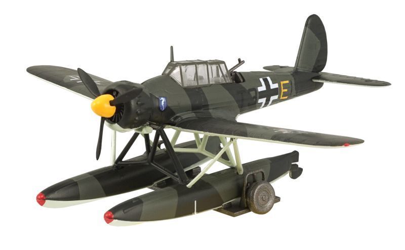 F-Toys 1/144 Wing Kit Collection Vol.17 #3a WW2 Seaplane: Arado Ar196A-2 German Naval Air Heavy cruiser Admiral Scheer 196th Naval Air Group 1st sqd  Force