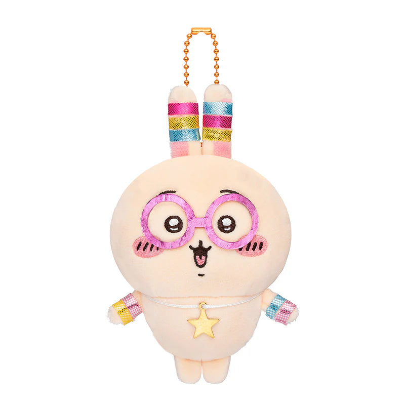 Chiikawa Usagi Mascot With A Glowing Ring Rabbit Plush Chiikawa Market 14cm