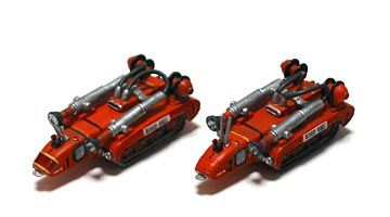 Konami SF Movie Selection Thunderbird POD Vehicle VOL.2 - Pod-Mech Hangar Diorama Magnetic Recovery Vehicle