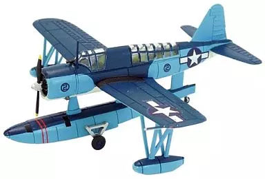 1/144 #03A King Fisher.Bikoku Kaiju Ship New York Flight F-toys Seaplane Collection 2