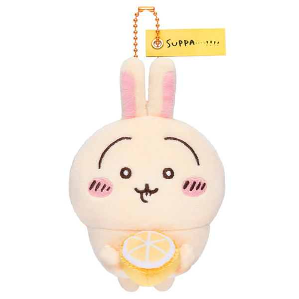Chiikawa Market Suppa Mascot Plush Doll Lemon Usagi