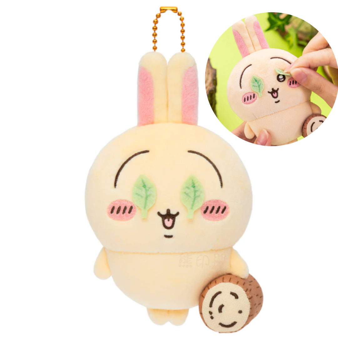 Rabbit Chiikawa Is this watermelon smashing...? Mascot plush keychain