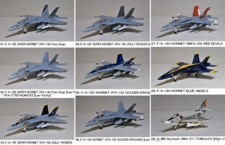 1/144 Cafereo Jwings Navy Marines VFA-192 1/144 (06) F/A-18C Super Hornet (VFA-192 Golden Dragons)