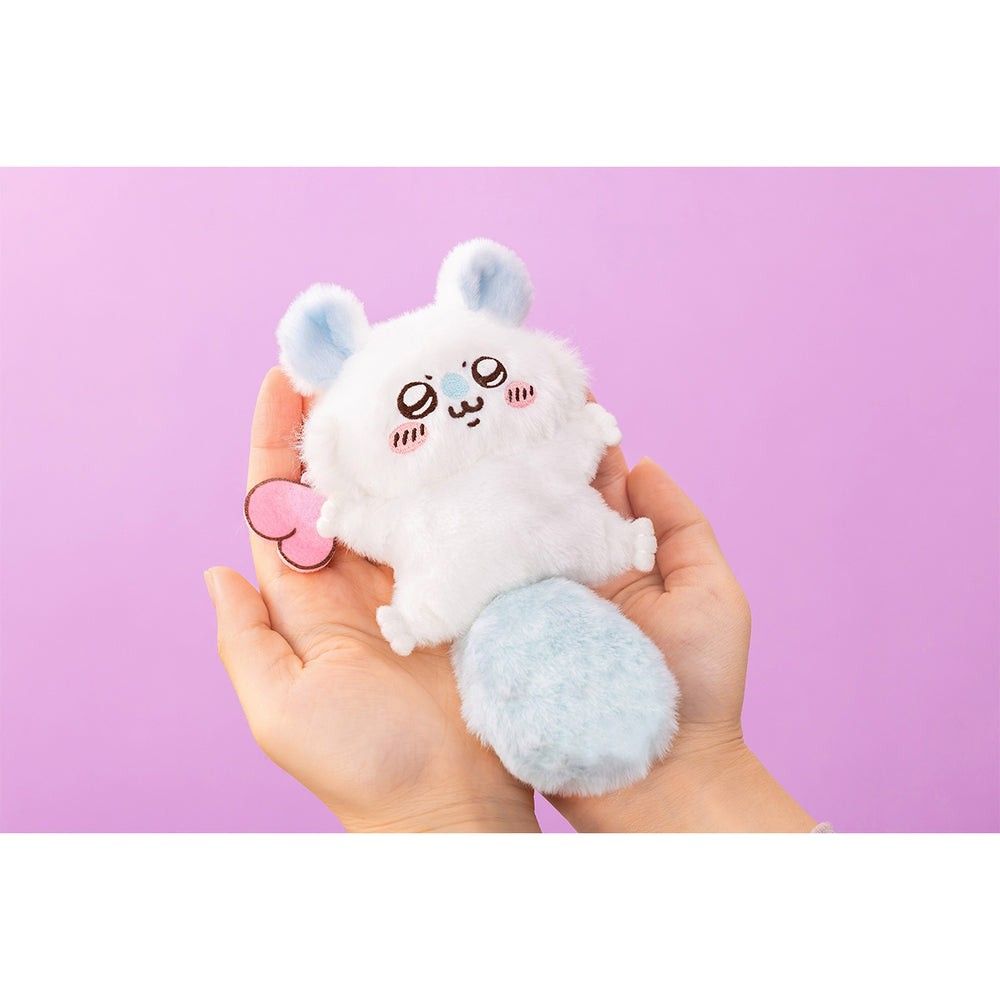 Chiikawa Flying Momonga Mascot Plush Keychain Cute Fluffy Chikawa Nagano Japan
