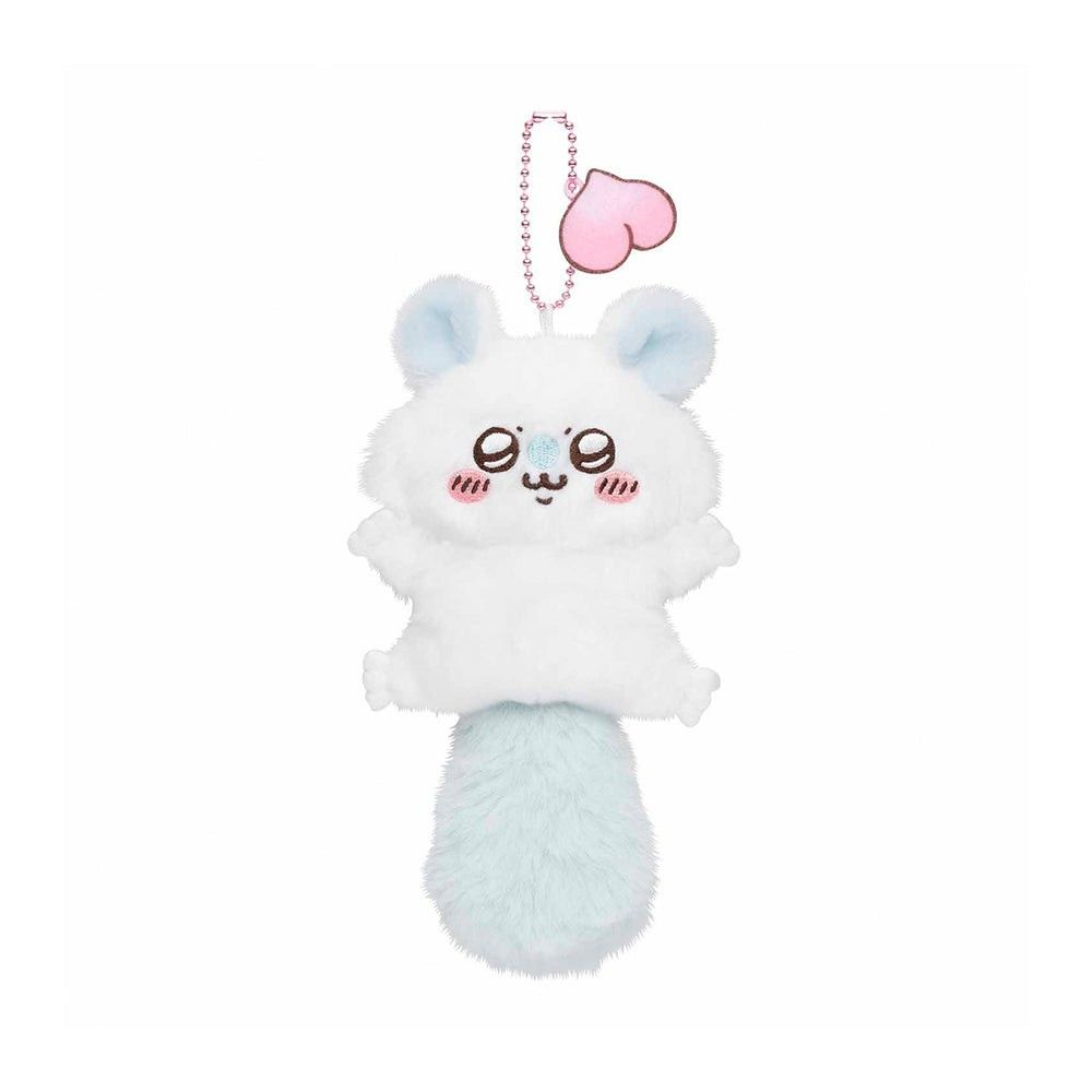 Chiikawa Flying Momonga Mascot Plush Keychain Cute Fluffy Chikawa Nagano Japan