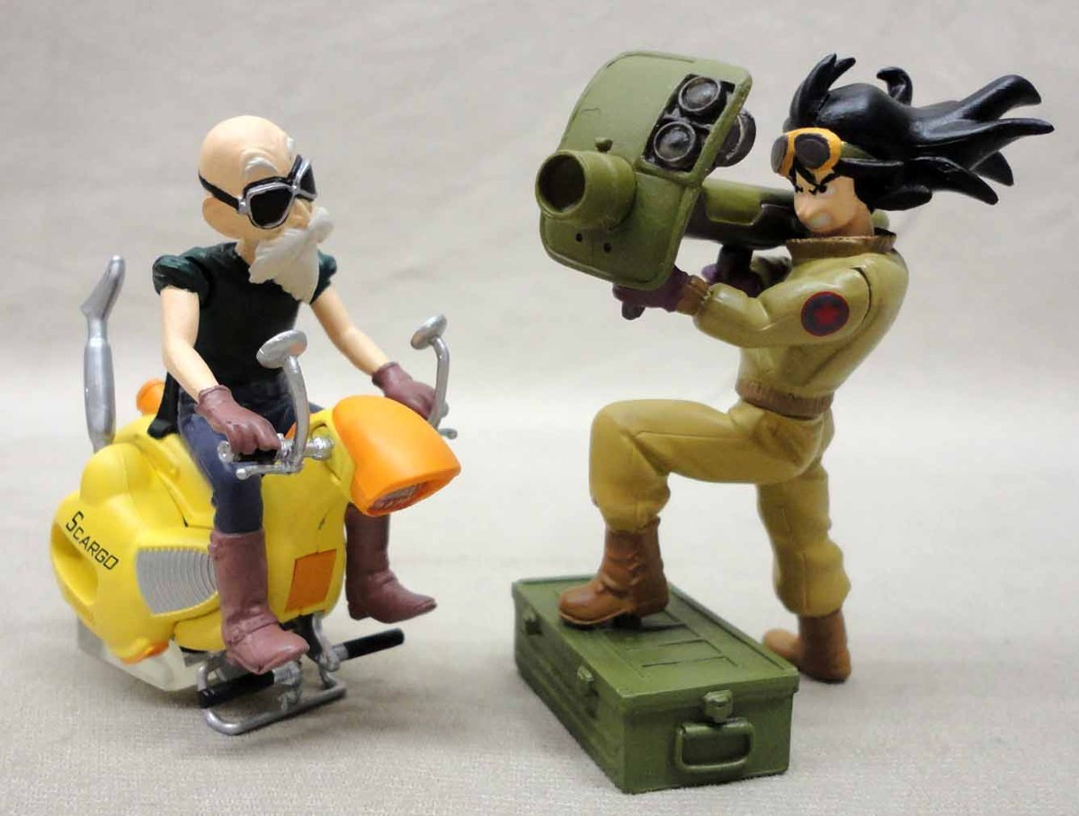 2003 BANDAI Dragon Ball Z Mecha Collection Master Roshi & Yamcha