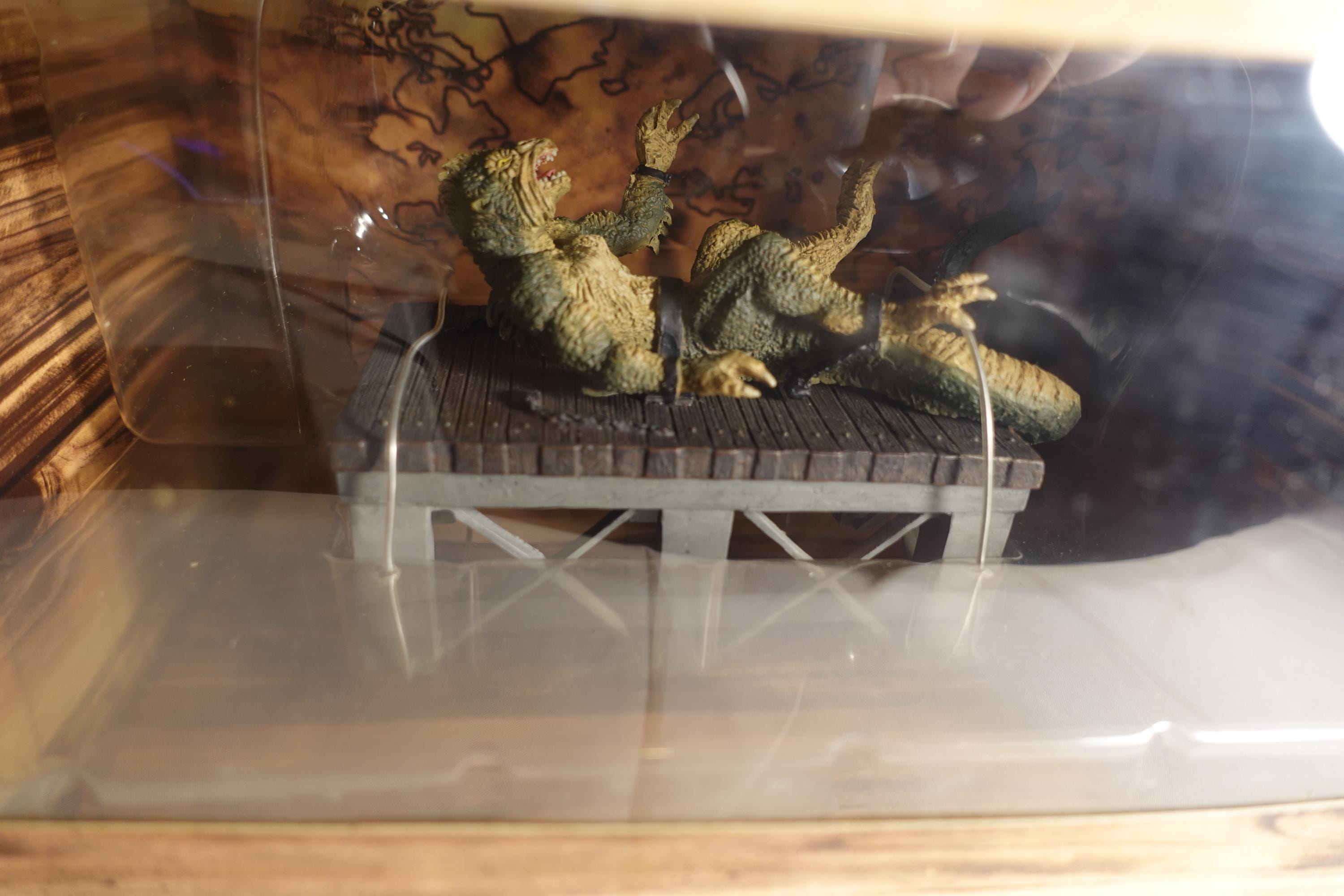 Ray Harryhausen Film Library Collection Ymir On Lab Table Cold Cast Resin Figure X-plus