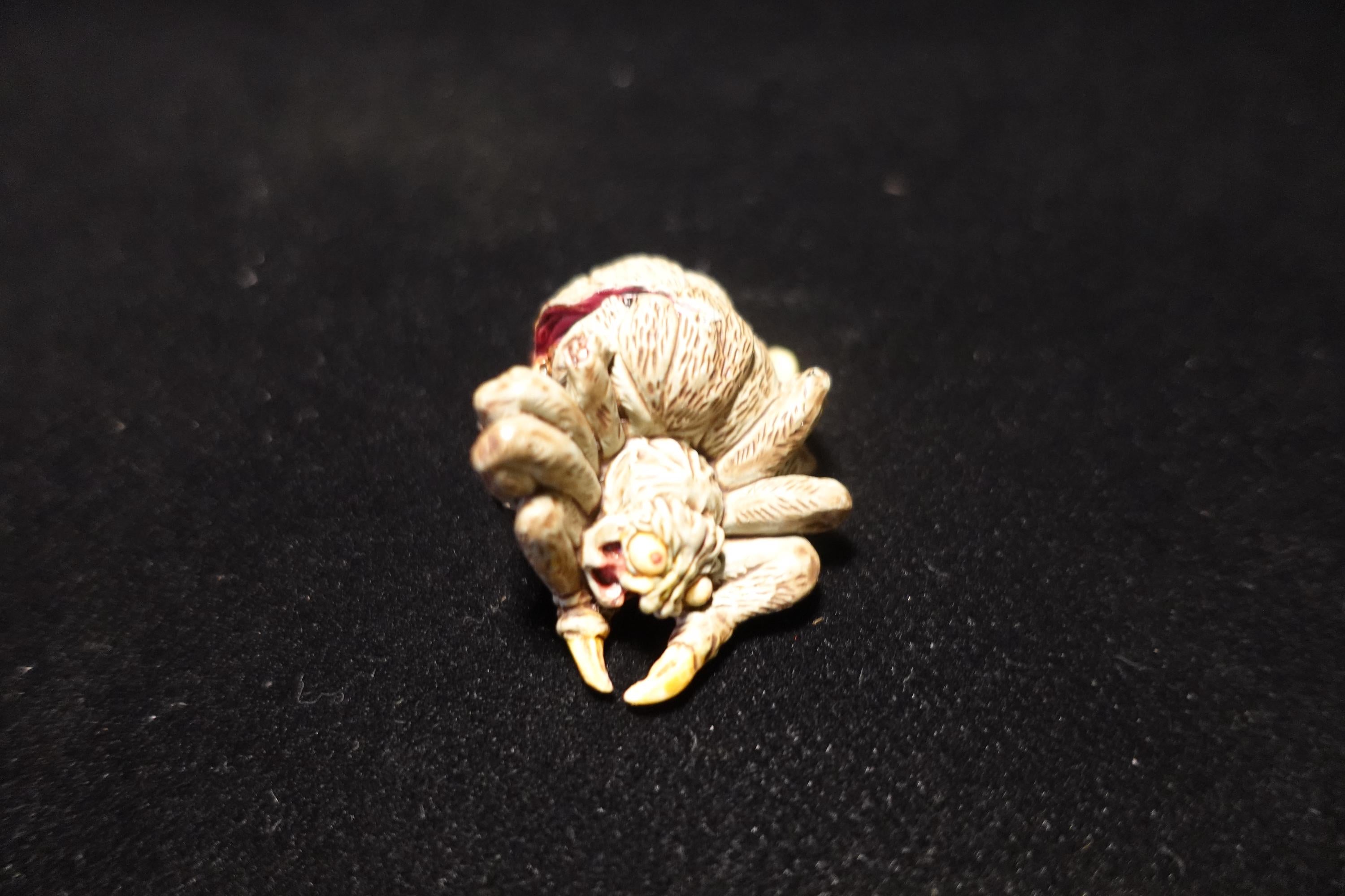 Japanese Yokai Tsuchigumo Spider Mini Mascot Figure Kaiyodo