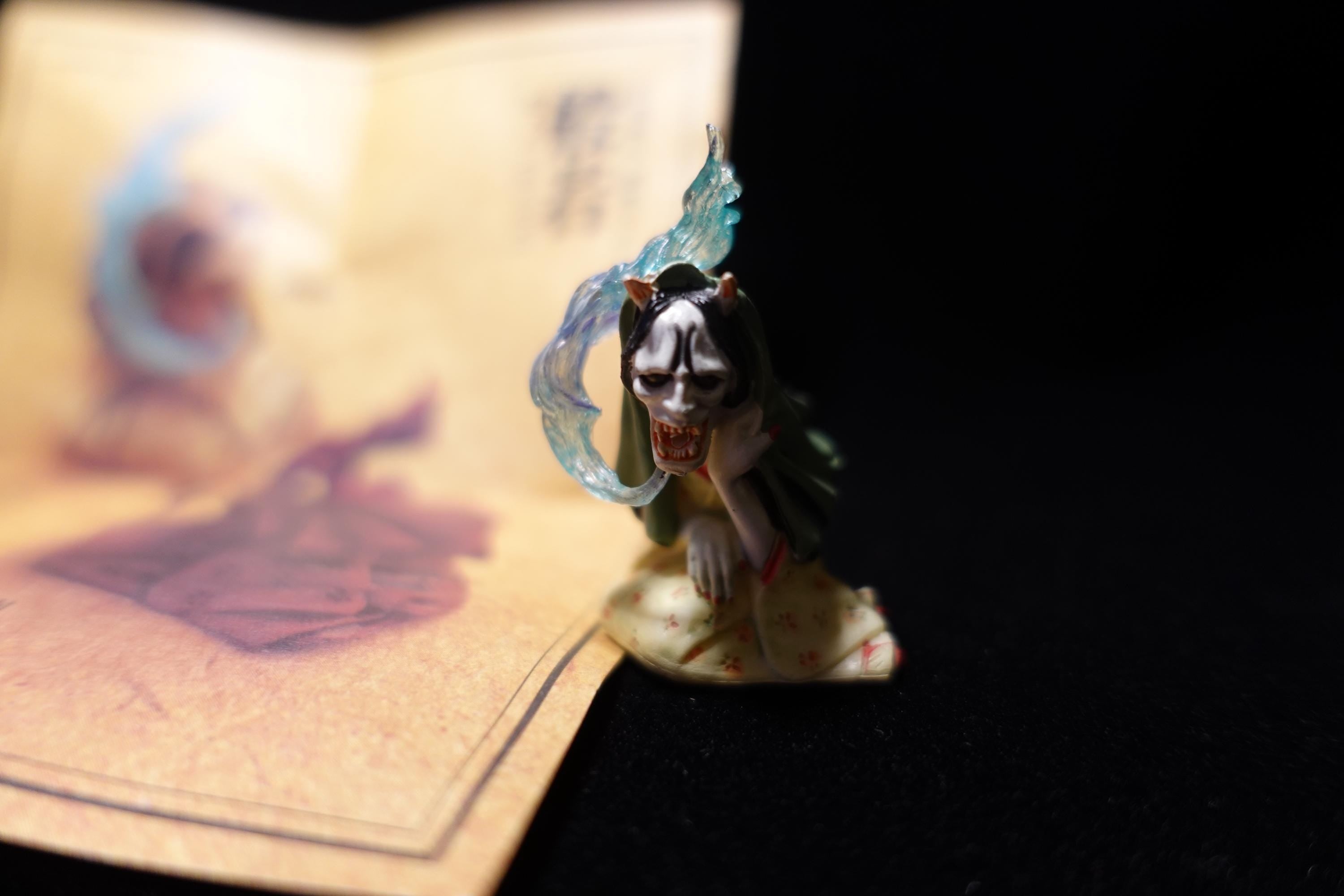 Japanese Yokai Hannya Mini Mascot Figure Kaiyodo