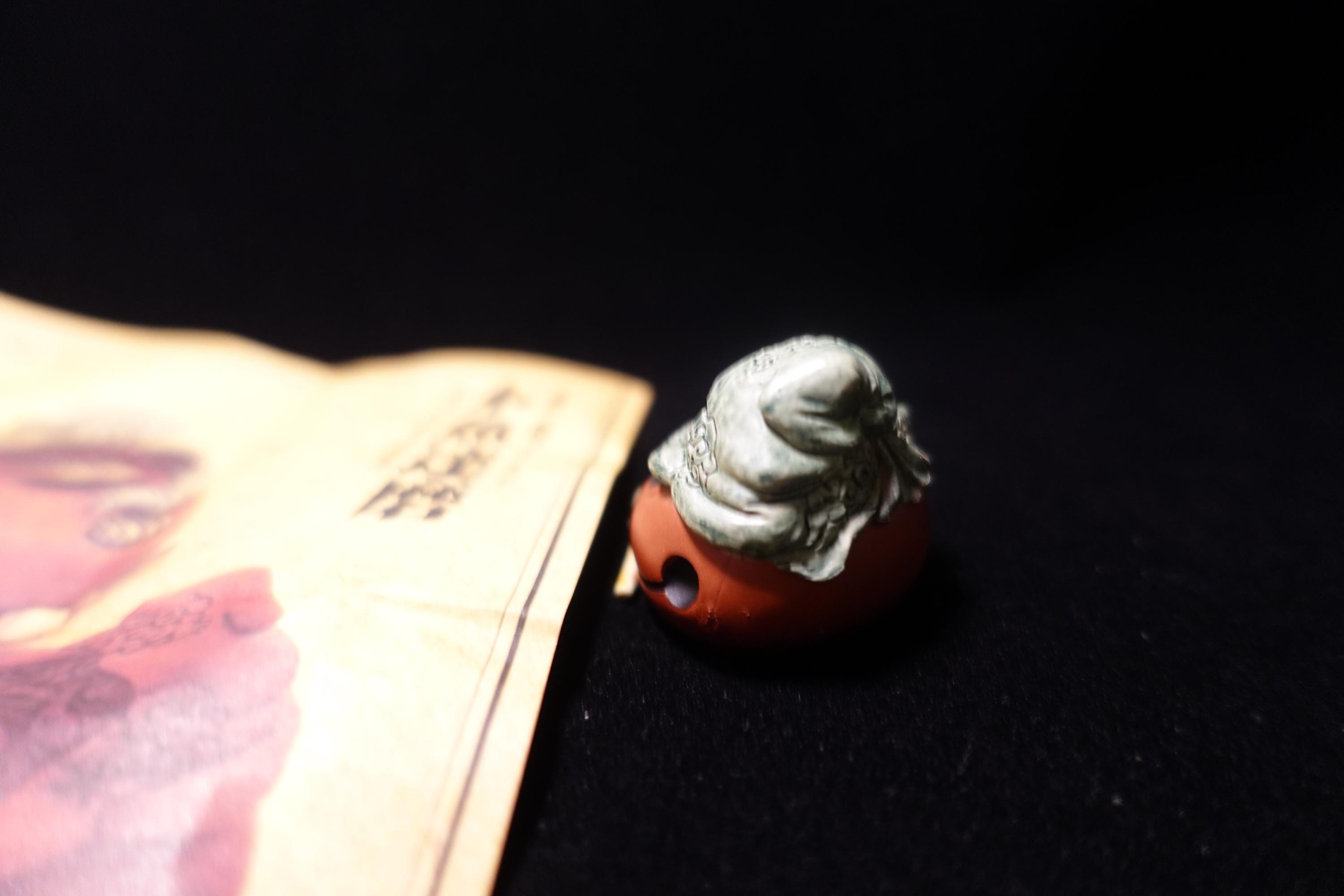 Japanese Yokai Mokugyo Daruma Mini Mascot Figure Kaiyodo