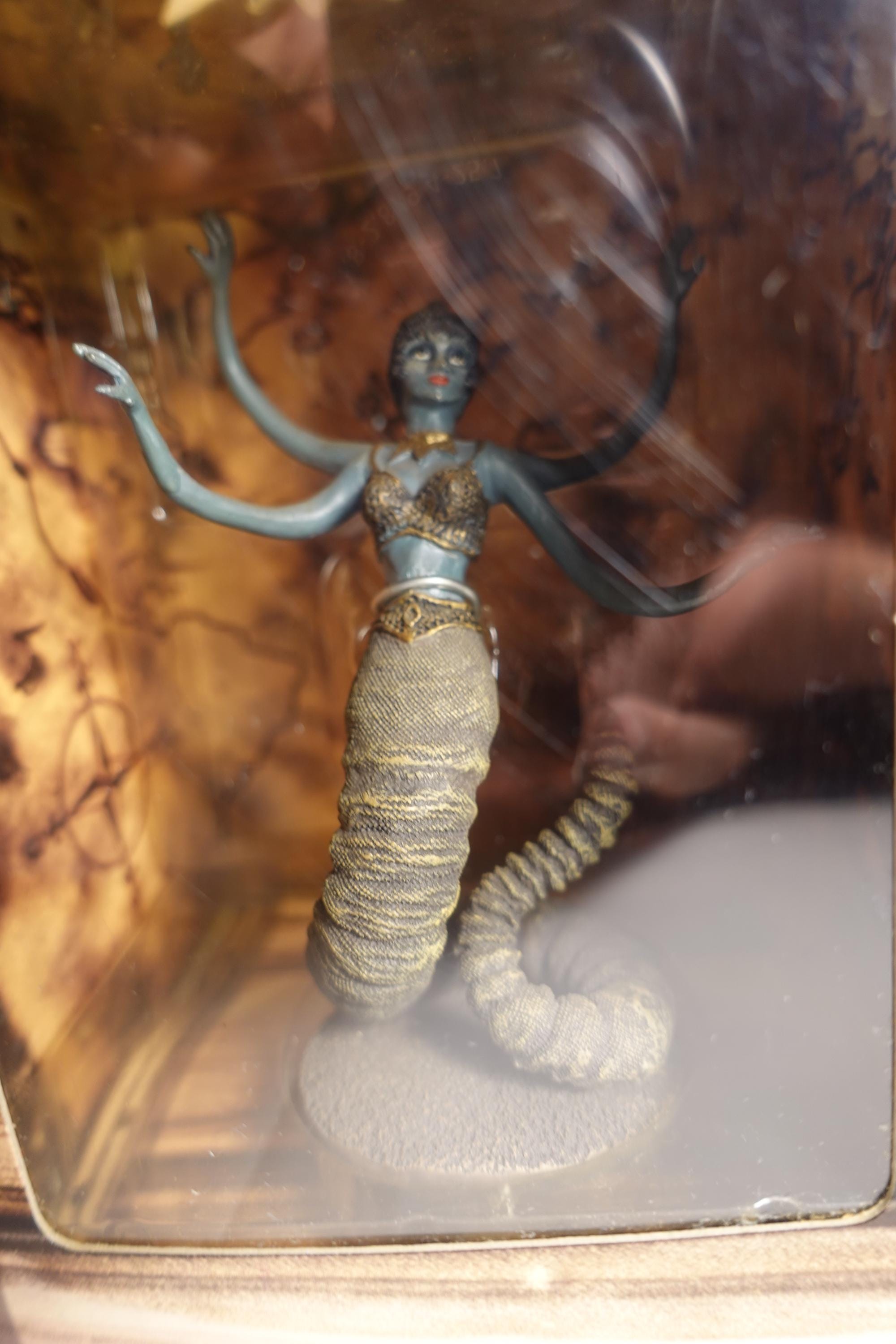 Ray Harryhausen Film library Collection Serpent Woman Cold Cast Resin Figure X-plus