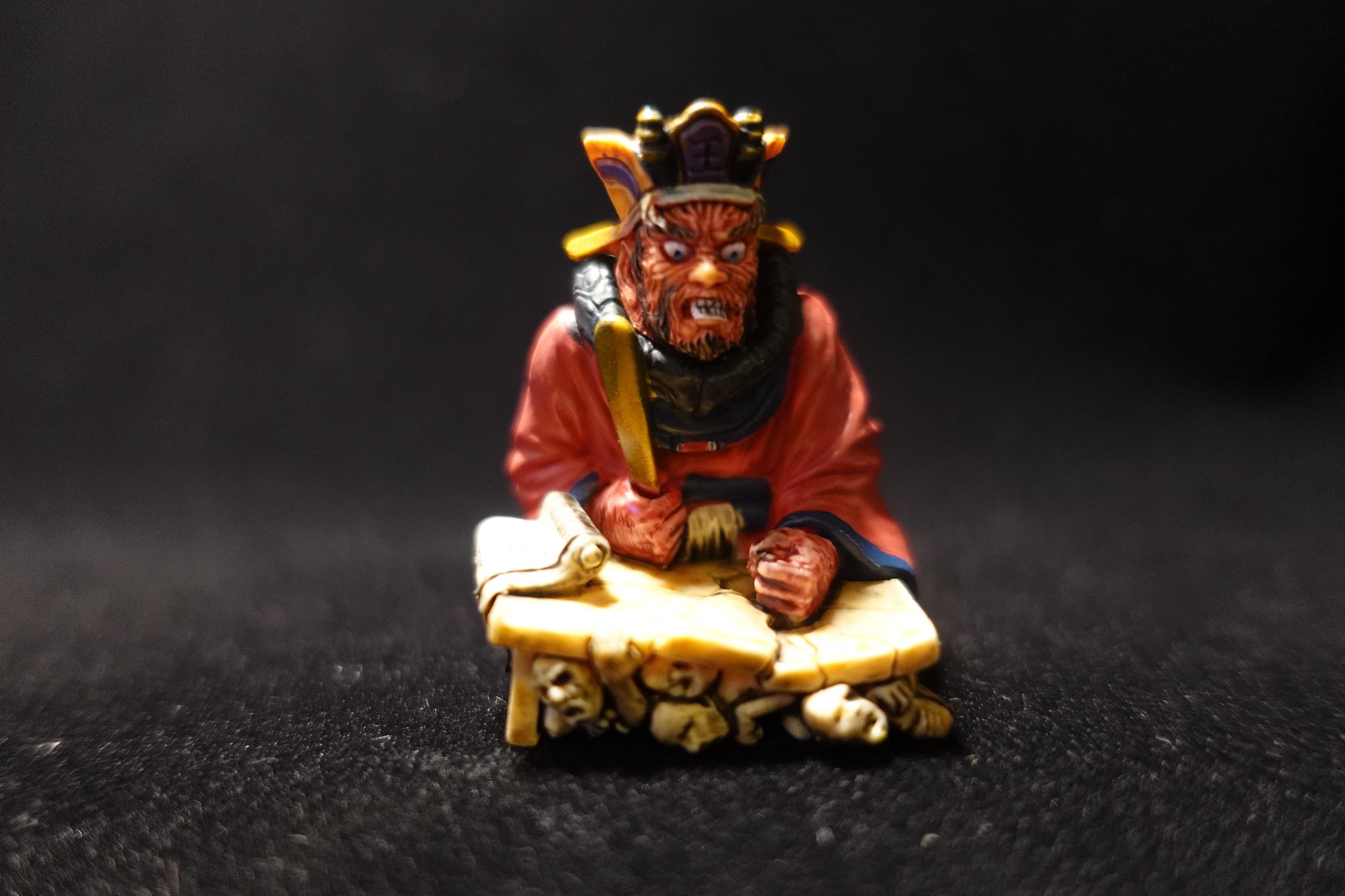 Japanese Yokai King Enma Mini Mascot Figure Kaiyodo